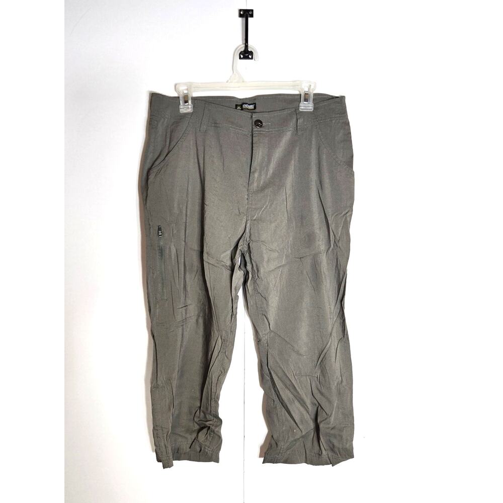 KHOMBU Women's Hiking Active Capri Pants Size Large